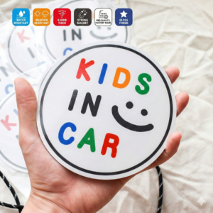 KIDS IN CAR Magnet Sign