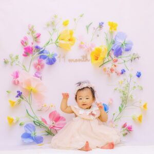 Flower Wreath Mat (Sweet pea)